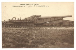 CPA - BRASSCHAET POLYGONE - Train Blindé à 36 Roues - Gepantserde Trein Op 36 Wielen  // - Brasschaat