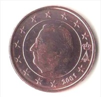 ** 1 CENT BELGIQUE 2001 PIECE NEUVE ** - Belgien