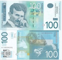 SERBIA 100 DINARA 2013. UNC NEUF  Prefix AC - Serbien