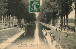 93    NEUILLY SUR MARNE  ENTREE DU CANAL DE CHELLES A L'ECLUSE     128 - Neuilly Sur Marne