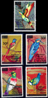 BIRDS-HUMMINGBIRDS-PHEASANTS Etc-COMORO ISLANDS-1979-OVERPRINT-4v UPRATED- PRISTINE-SCARCE-MNH-A6-435 - Segler & Kolibris