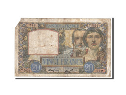 Billet, France, 20 Francs, 20 F 1939-1942 ''Science Et Travail'', 1941, B - 20 F 1939-1942 ''Science Et Travail''