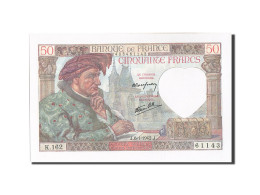 Billet, France, 50 Francs, 50 F 1940-1942 ''Jacques Coeur'', 1942, 1942-01-08 - 50 F 1940-1942 ''Jacques Coeur''