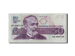 Billet, Bulgarie, 50 Leva, 1992, TTB+ - Bulgarien