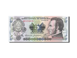 Billet, Honduras, 5 Lempiras, 1980, 1980-05-08, SPL - Honduras