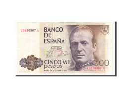 Billet, Espagne, 5000 Pesetas, 1979, 1979-10-23, TTB+ - [ 4] 1975-…: Juan Carlos I.