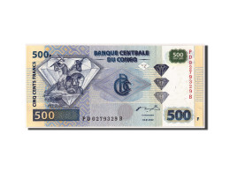 Billet, Congo Democratic Republic, 500 Francs, 2002, 2002-01-04, NEUF - République Démocratique Du Congo & Zaïre