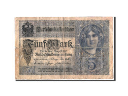 Billet, Allemagne, 5 Mark, 1917, 1917-08-01, TB - 5 Mark