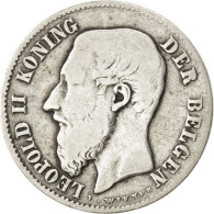 Monnaie, Belgique, Leopold II, 50 Centimes, 1898, TB, Argent, KM:27 - 50 Cents