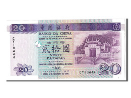 Billet, Macau, 20 Patacas, 1996, KM:91a, NEUF - Macao