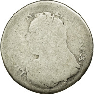 Monnaie, France, Louis XV, 1/5 Écu Aux Branches D'olivier, 24 Sols, 1/5 ECU - 1715-1774 Luis XV El Bien Amado