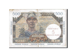 Billet, France, 5 Nouveaux Francs On 500 Francs, 1955-1963 Treasury, 1960, TTB - 1955-1963 Staatskas