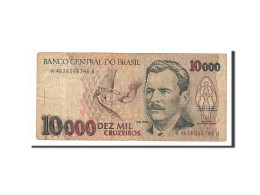 Billet, Brésil, 10,000 Cruzeiros, 1992, TB - Brazilië