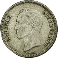 Monnaie, Venezuela, 25 Centimos, 1954, TTB, Argent, KM:35 - Venezuela