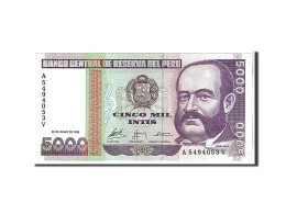 Billet, Pérou, 5000 Intis, 1988, KM:137, NEUF - Perú