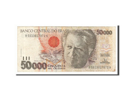 Billet, Brésil, 50,000 Cruzeiros, 1992, TB - Brazilië