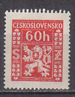 L3784 - TCHECOSLOVAQUIE SERVICE Yv N°8 * - Official Stamps