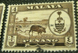 Penang 1960 Ricefield 4c - Used - Penang