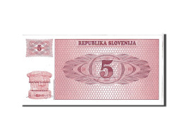 Billet, Slovénie, 5 (Tolarjev), 1990, KM:3a, SPL - Slovenië