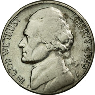 Monnaie, États-Unis, Jefferson Nickel, 5 Cents, 1965, U.S. Mint, TTB - Andere & Zonder Classificatie