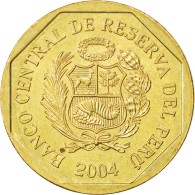 Monnaie, Pérou, 20 Centimos, 2004, SPL, Laiton, KM:306.4 - Perú