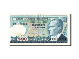 Billet, Turquie, 500 Lira, TTB+ - Turquie