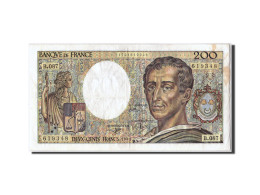 Billet, France, 200 Francs, 200 F 1981-1994 ''Montesquieu'', 1991, TB - 200 F 1981-1994 ''Montesquieu''