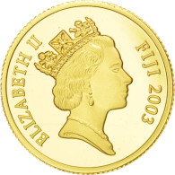 Monnaie, Fiji, Elizabeth II, 10 Dollars, 2003, FDC, Or, KM:113 - Fidji