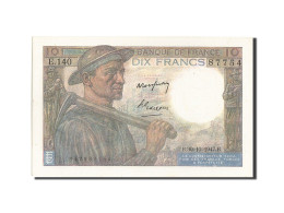 Billet, France, 10 Francs, 10 F 1941-1949 ''Mineur'', 1947, 1947-10-30, NEUF - 10 F 1941-1949 ''Mineur''