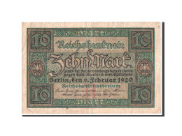 [#350706] Allemagne, 10 Mark Type 1920, Pick 67a - 10 Mark