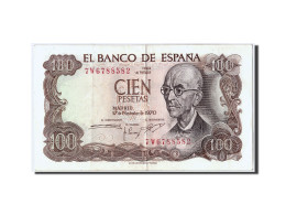 Billet, Espagne, 100 Pesetas, 1970, 1970-11-17, SUP - 100 Peseten