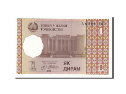 Billet, Tajikistan, 1 Diram, 1999, NEUF - Tagikistan