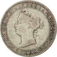 Monnaie, Ceylon, Victoria, 25 Cents, 1892, TB+, Argent, KM:95 - Sri Lanka