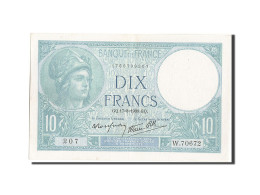 Billet, France, 10 Francs, 10 F 1916-1942 ''Minerve'', 1939, NEUF, Fayette:7.5 - 10 F 1916-1942 ''Minerve''