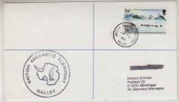 British Antarctic Territory 1986 Halley Cover Ca Halley 24 De 86 (21431) - Cartas & Documentos
