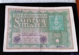 Billet De 50 Mark, 1919  Reichsbanknote  N°995152 - 50 Mark