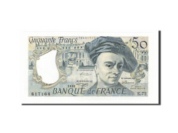 Billet, France, 50 Francs, 50 F 1976-1992 ''Quentin De La Tour'', 1992, SPL - 50 F 1976-1992 ''quentin De La Tour''