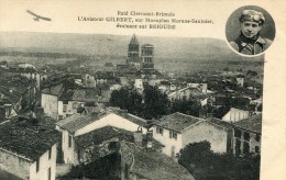 CPA 63  RAID CLERMONT BRIOUDE L AVIATEUR GILBERT SUR MONOPLAN MORANE SAULNIER 1917 - Clermont Ferrand