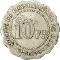 Monnaie, France, 10 Francs, TTB, Maillechort, Elie:25.6var - Noodgeld