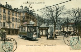 CPA 63  CLERMONT FERRAND LA PLACE DELILLE 1906 - Clermont Ferrand