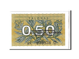 Billet, Lithuania, 0.50 Talonas, 1991, NEUF - Litouwen