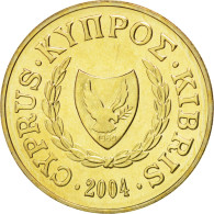 Monnaie, Chypre, 10 Cents, 2004, FDC, Nickel-brass, KM:56.3 - Chipre