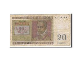 Billet, Belgique, 20 Francs, 1956, TB+ - Other & Unclassified