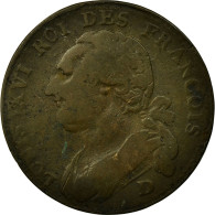 Monnaie, France, 12 Deniers François, 12 Deniers, 1792, Lyon, TB, Bronze - Otros & Sin Clasificación