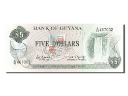 Billet, Guyana, 5 Dollars, 1989, NEUF - Guyana