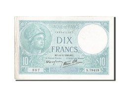 Billet, France, 10 Francs, 10 F 1916-1942 ''Minerve'', 1940, 1940-11-14, TTB+ - 10 F 1916-1942 ''Minerve''