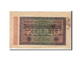 Billet, Allemagne, 20,000 Mark, 1923, KM:85c, TB - 20.000 Mark