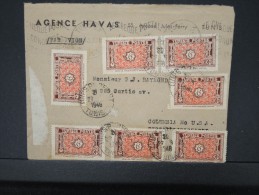 FRANCE-TUNISIE- Enveloppe De L Agence Havas  à Tunis Pour Les U.S.A.  En 1948     LOT P4136 - Briefe U. Dokumente