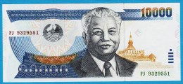 LAOS 10.000 KIP 2003  Serie FJ 9329551  Kaysone Phomvihane  P#35b - Laos