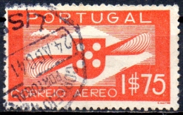 PORTUGAL 1937 Air - 1e75 Shield And Propeller  FU - Usati